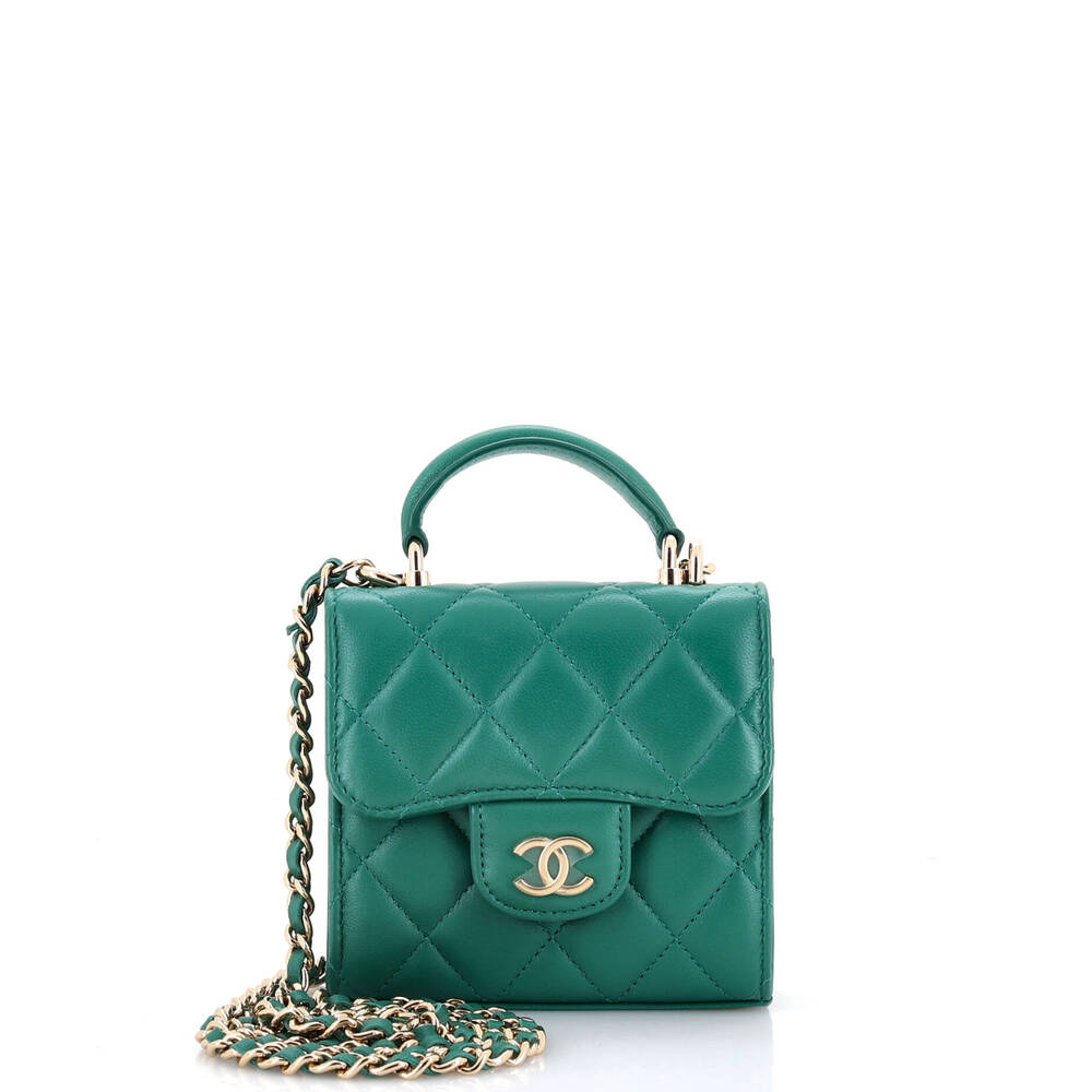 Chanel Square Classic Flap Top Handle #218141C18 - Picture 1 of 7